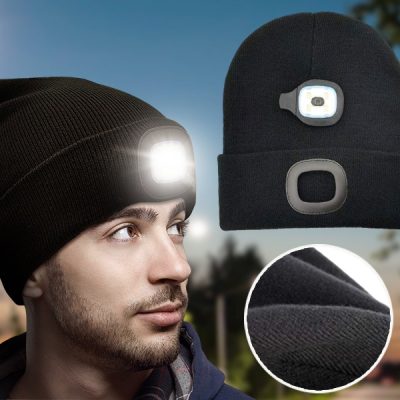 Gorro de invierno calentito con LED | LEDBEANIE