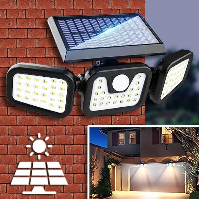 Luz solar de tres caras con sensor de movimiento | SENSBEAM