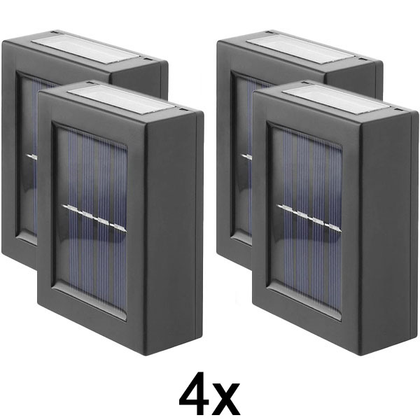 2x Lámpara solar (2 uds.) | DUOLUMO