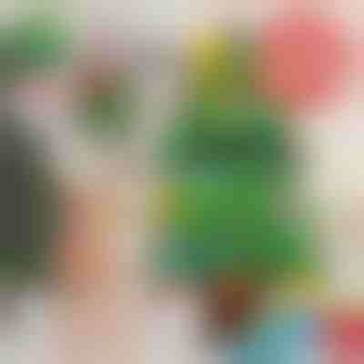 Árbol de Navidad de fieltro con adornos | FELTPINETREE