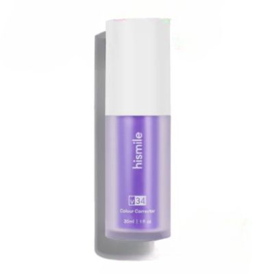 Pasta dental correctora de color V34 - Fórmula morada, 30 ml | JOYTEETH
