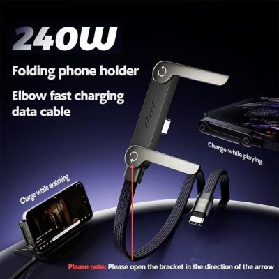 Soporte con cable de carga rápida | CABSTAND